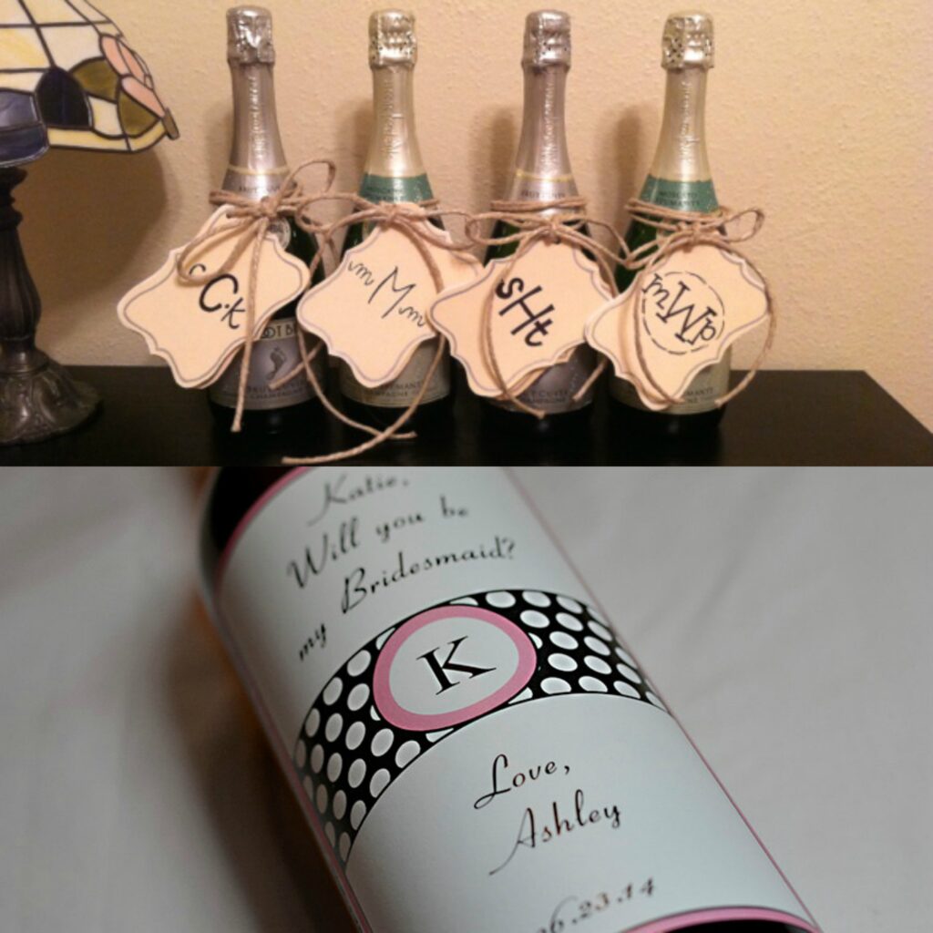 Custom wine bottles