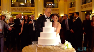 Ballroom Wedding Cutting Cake